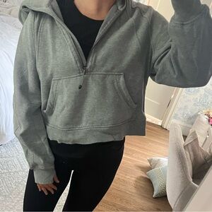 Lululemon Cropped Scuba Half-Zip M/L